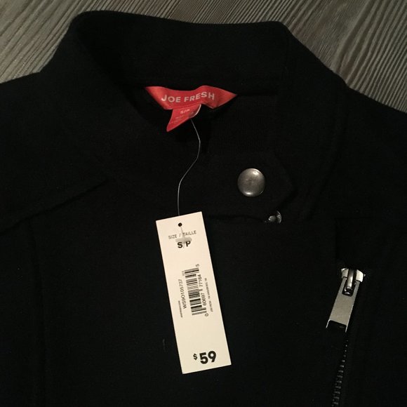 NWT Navy Blue Motto Jacket Sz S - Free Shipping! - Picture 3 of 3